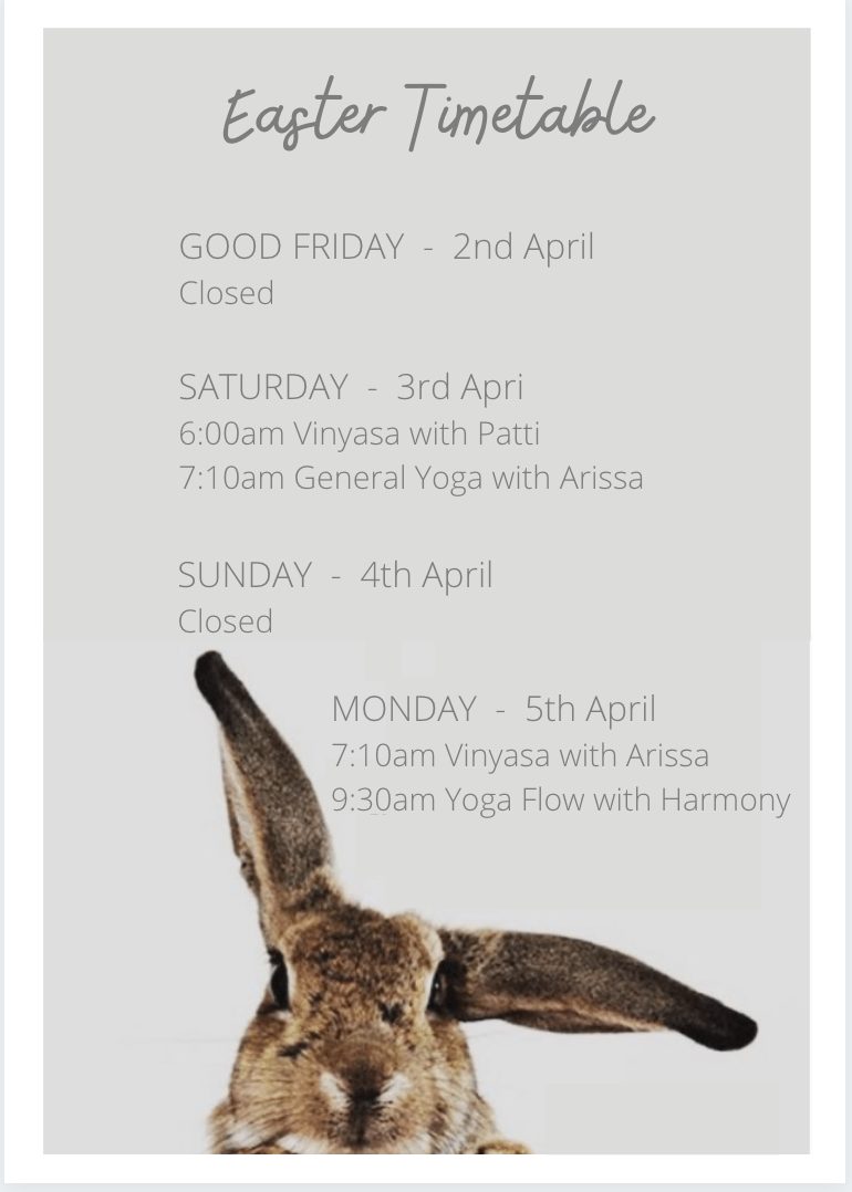 REDUCED TIMETABLE FOR EASTER